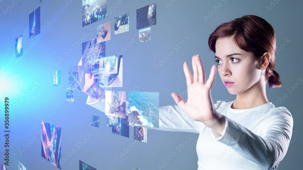 Aufkleber HUD (Heads up display) concept. Social networking service. communication network.