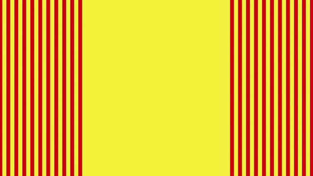 red lines on a yellow background. Transition monochrome. Abstract motion graphics and animated background. video animation. Minimal footage cover design. stock footage