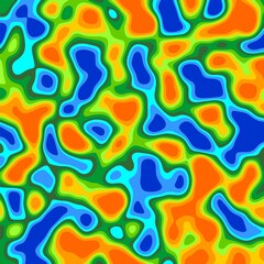 Abstract background with topographic landscape map and pixelated structure