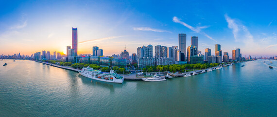 Obraz premium The city scenery of Shanghai, China