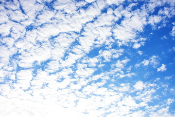blue sky and cloud in the evening, abstract background textures of atmosphere