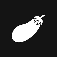 Vegetables vector icon, symbol isolated on background.