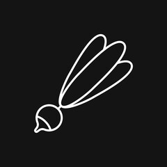 Vegetables vector icon, symbol isolated on background.