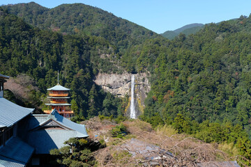 和歌山五重の塔と那智の滝