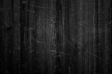 Black wood wall texture and background seamless