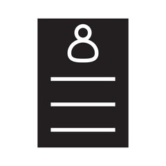 Profile description icon