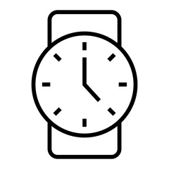 Wristwatch icon design