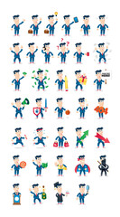 Business Man Character Mascot Big Bundle (38 poses)