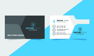 modern corporate business card template