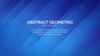 abstract blue geometry background with lines