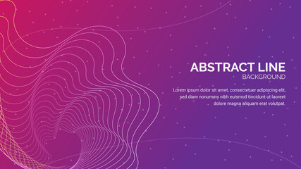 abstract line particle background with line swirls