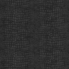 Black Crocodile Skin Textured Wallpaper