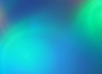 Wall lit by turquoise and blue light.