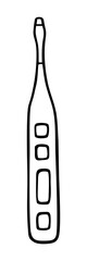 ISOLATED ILLUSTRATION OF AN INDICATOR SCREWDRIVER ON A WHITE BACKGROUND