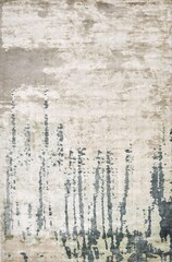 Modern woven rug texture with vintage grunge weathered pattern
