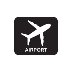 airport icon, automotive icon vector