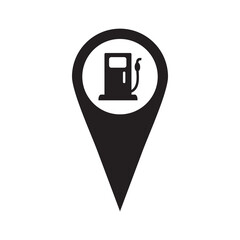 Obraz premium gas station location icon, automotive icon vector