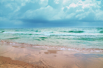 Sea view before the rain.