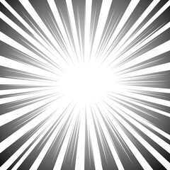 Obraz premium Comic books speed lines background. Vector illustration