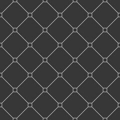 Fototapeta premium Abstract crossed lines seamless pattern, vector background with cross stripes, lined design minimalistic wallpaper or textile print.