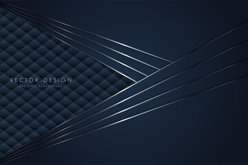 abstract background of blue metal and upholstery modern design vector illustration.