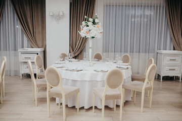 Wedding reception decoration restaurant,
