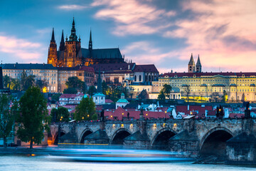 Obraz premium View of the city of Prague
