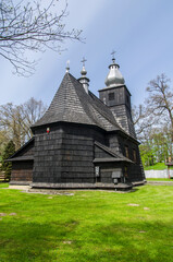 Fototapeta na wymiar kościół w miejscowości Bachlawa 