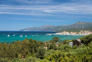 Fototapeta na wymiar Saint-Florent auf Korsika