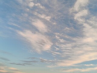 white and black clouds were seen late into the