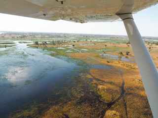 Das wunderschöne Okavango Delta in Botswana