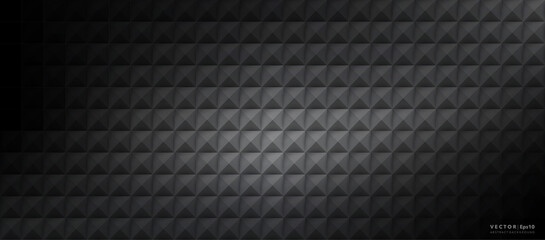 Abstract vector background. Black geometric background. Vector illustration. Eps10.