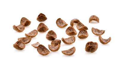 breakfast cereal on white background