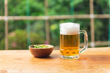 枝豆とビール