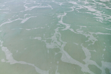 Ocean water abstract in turquoise.