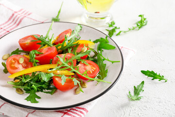 Homemade healthy fresh salad