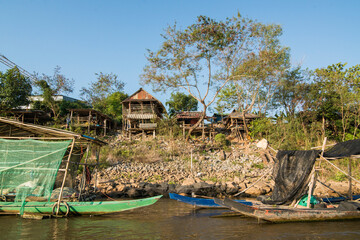 Obraz premium THAILAND SOP RUAK MEKONG FISHING VILLAGE