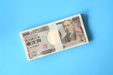 帯封の札束　現金100万円