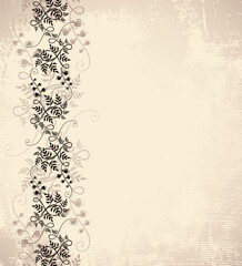 Vintage floral background
