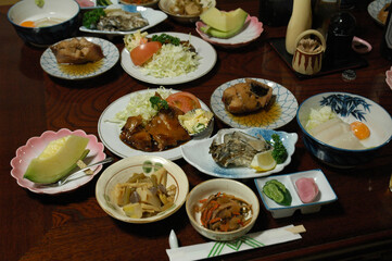 旅館の食事