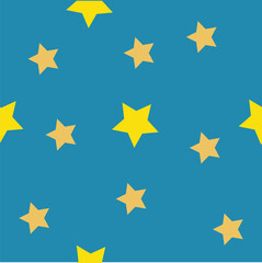 Fototapeta premium Seamless pattern with stars for fabric and Wallpaper.
