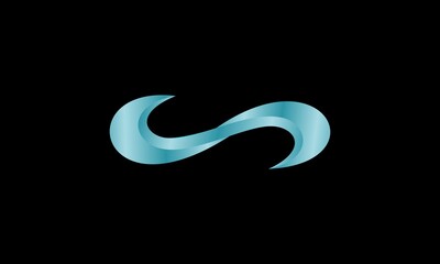 s, s logo, symbol, question, mark, abstract, sign, icon, illustration, blue, 3d