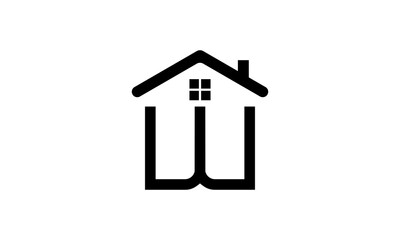 house, home, icon, symbol, building, estate, sign, business, architecture, property, real, illustration, green, concept, mortgage, button, window, sale, housing, w, w logo