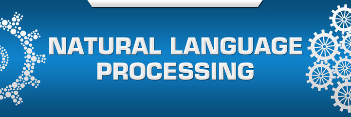 Natural Language Processing Blue Both Side Gears 