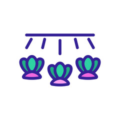 turnip agricultural plantation icon vector. turnip agricultural plantation sign. isolated color symbol illustration