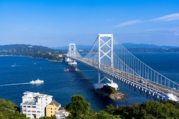 鳴門海峡の大鳴門橋