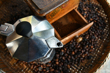   Mogaport expresso Coffee organic natural handmade antique coffee