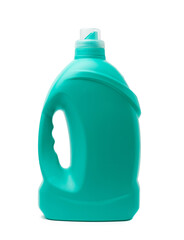light green plastic bottle for liquid detergent
