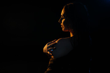 Aqua foto shoot girl