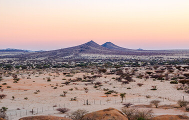 Fototapeta na wymiar A great landscape of Namibia